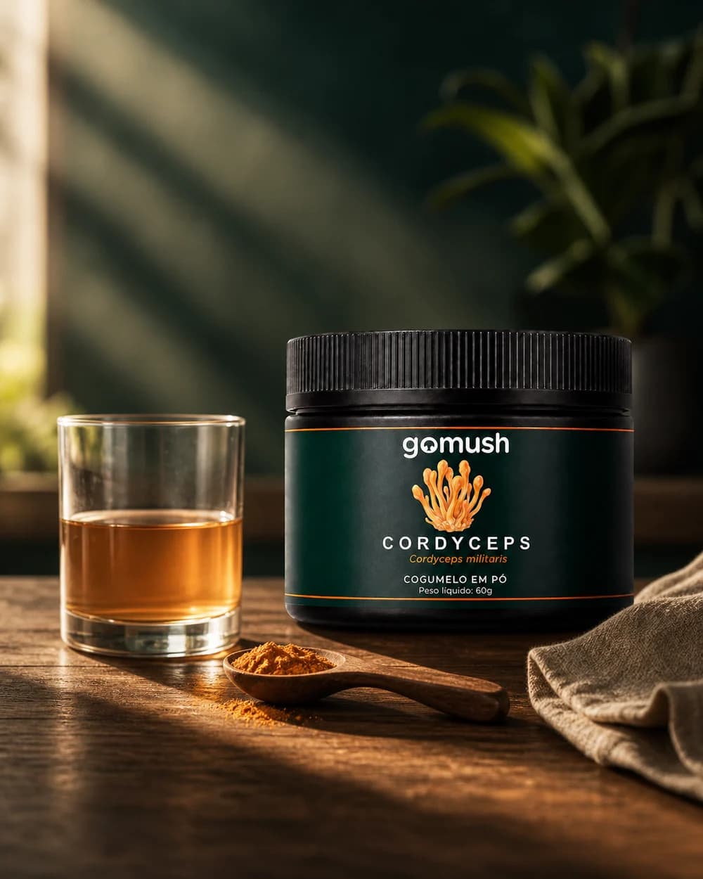 Cordyceps Gomush na rotina