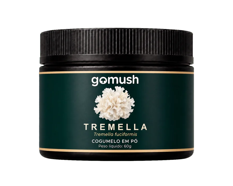 Embalagem Gomush Tremella, cogumelo em pó, 60 g