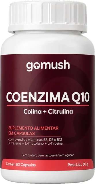 Embalagem Gomush Coenzima Q10