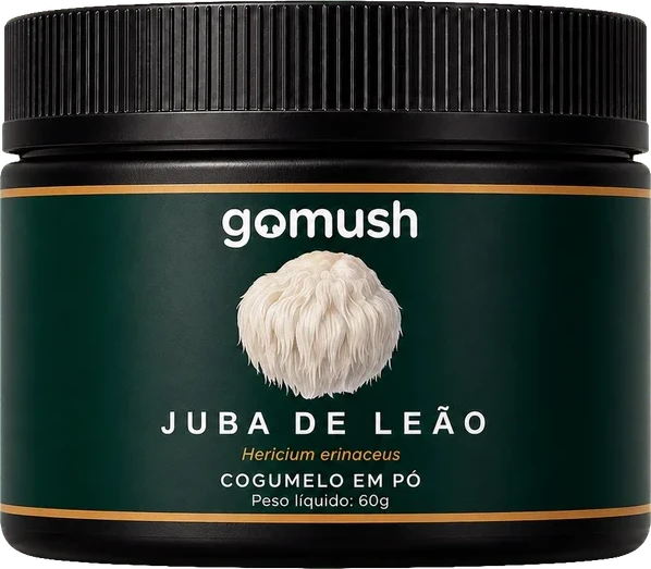 Embalagem Gomush Juba de Leão